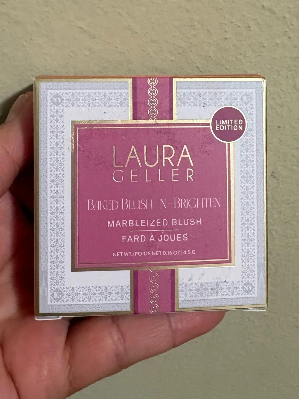 Laura Geller Baked Blush-N-Brighten Marbleized Blush - SKYLINE SUNSET brand New